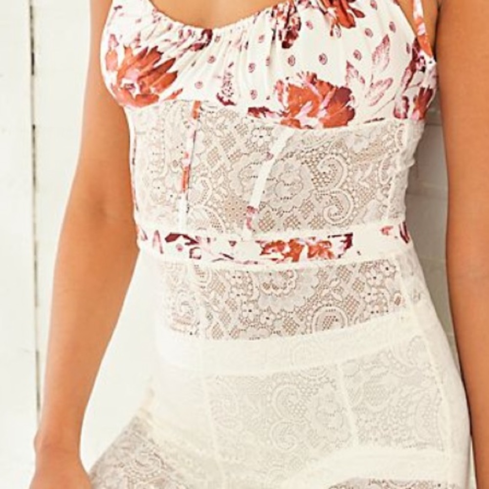 FREE PEOPLE INTIMATELY BIKE SHORT ONSIE IN IVORY - Picture 4 of 16